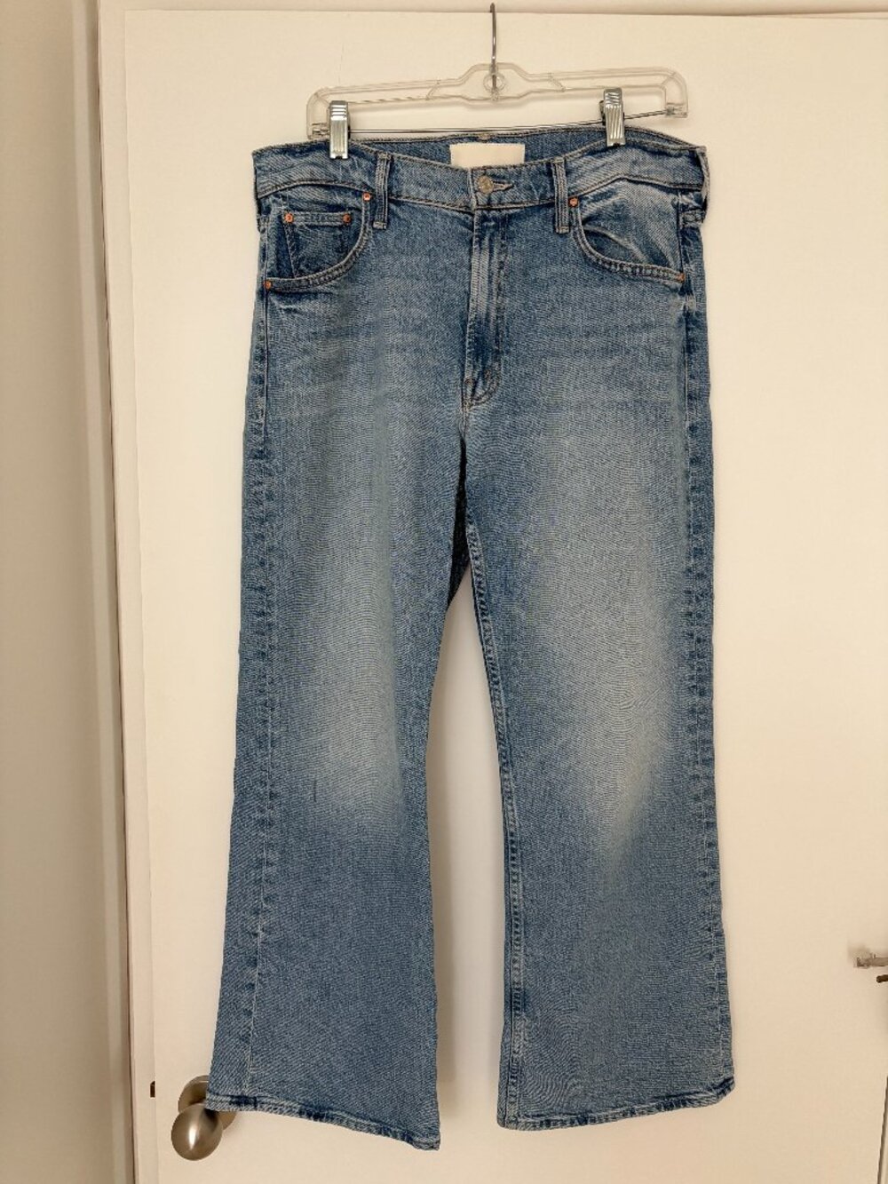 MOTHER JEANS The Bookie Flood in Sow Surreal Wash - Size 31